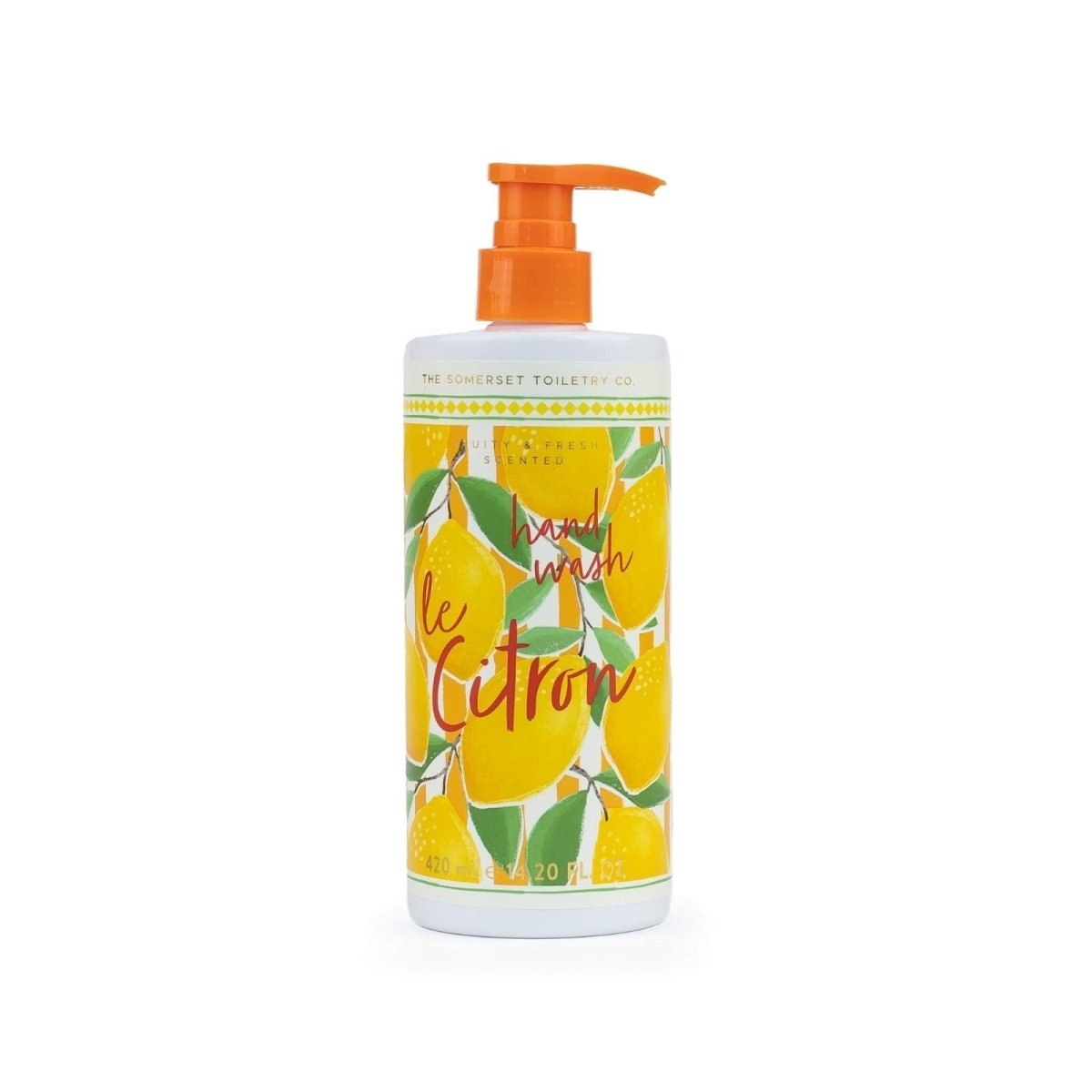 Fruity Stripes Le Citron Hand Wash 420ml - RUTHERFORD & Co