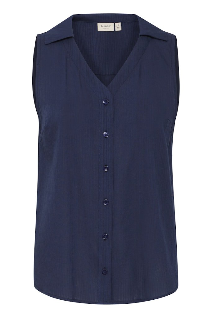 FRVINA SH 2 navy blazer - RUTHERFORD & Co