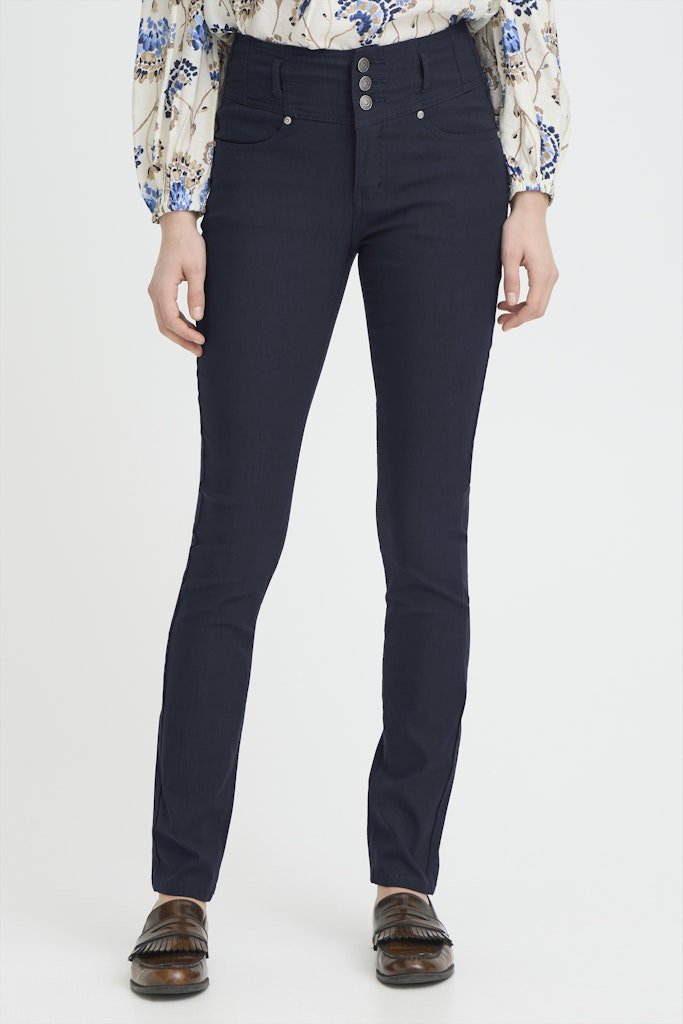 FRZALIN HANOI 2 PANT (noos) dark peacoat - RUTHERFORD & Co