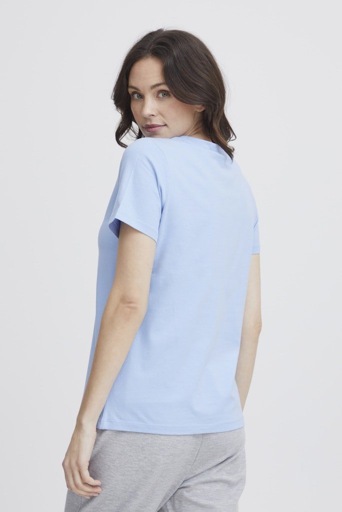 FRZASHOULDER TEE 1 hydrangea - RUTHERFORD & Co