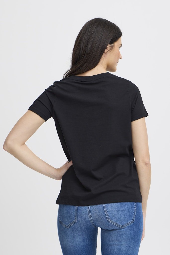 FRZASHOULDER TEE 1 (noos) black - RUTHERFORD & Co