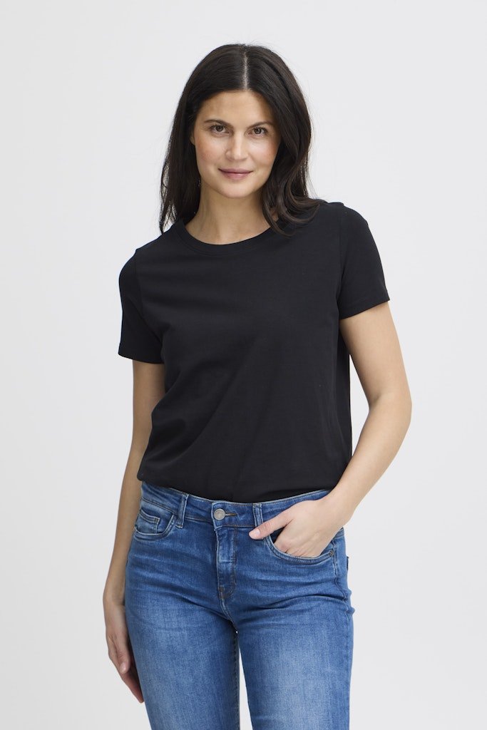FRZASHOULDER TEE 1 (noos) black - RUTHERFORD & Co