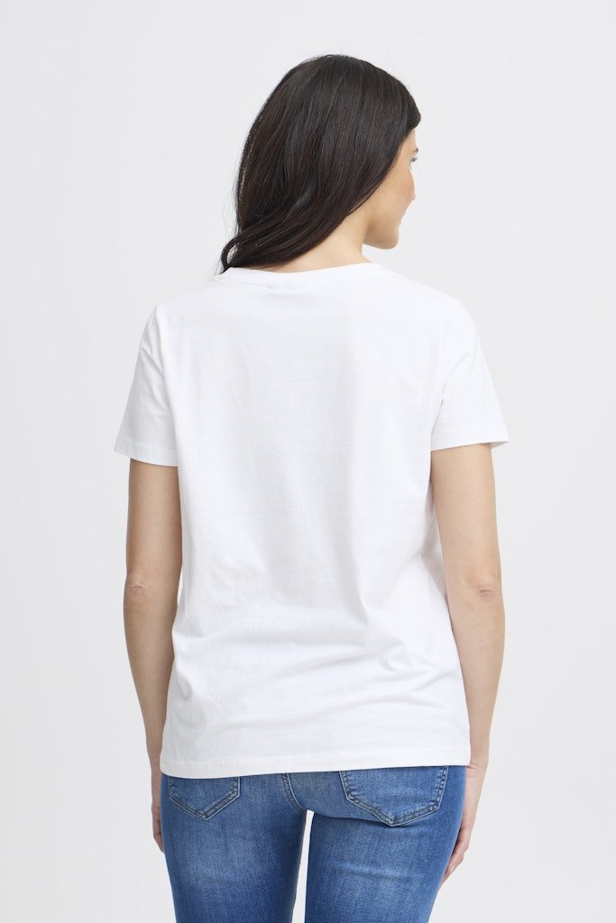 FRZASHOULDER TEE 1 (noos) white - RUTHERFORD & Co