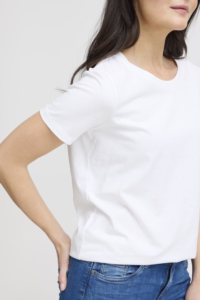 FRZASHOULDER TEE 1 (noos) white - RUTHERFORD & Co