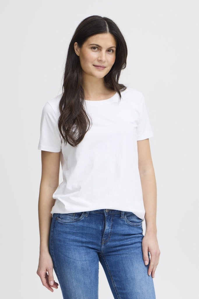 FRZASHOULDER TEE 1 (noos) white - RUTHERFORD & Co