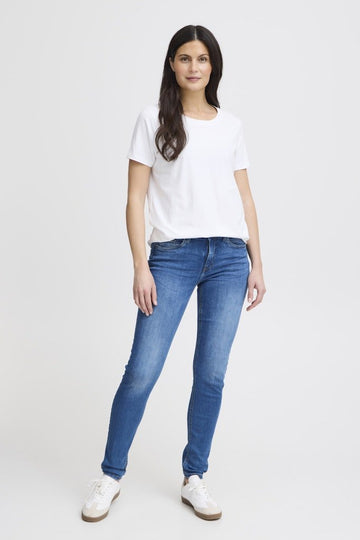 FRZASHOULDER TEE 1 (noos) white - RUTHERFORD & Co