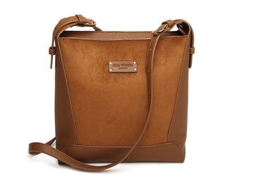 Fudge - Kensington Suedette Crossbody Bag - RUTHERFORD & Co