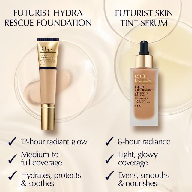Futurist Skin Tint Serum Foundation with Botanical Oil Infusion SPF 20 - RUTHERFORD & Co