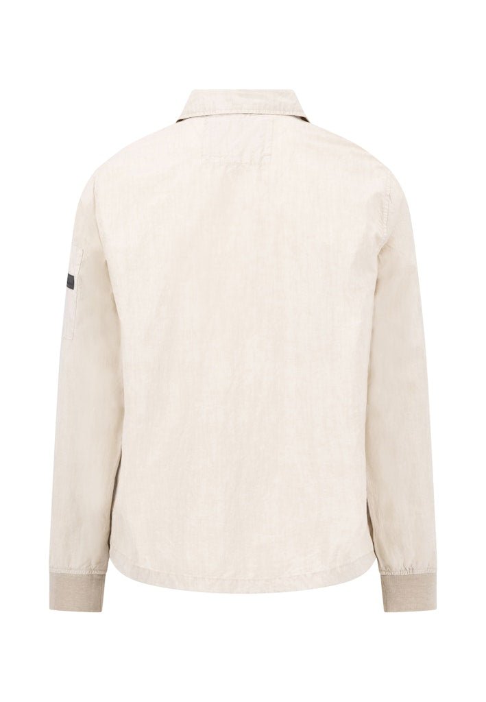 Garmentdye Overshirt Cement - RUTHERFORD & Co