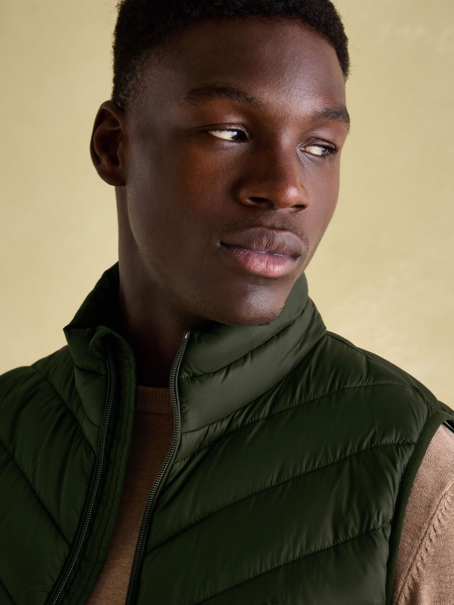 Garrett Green Showerproof Padded Gilet - RUTHERFORD & Co