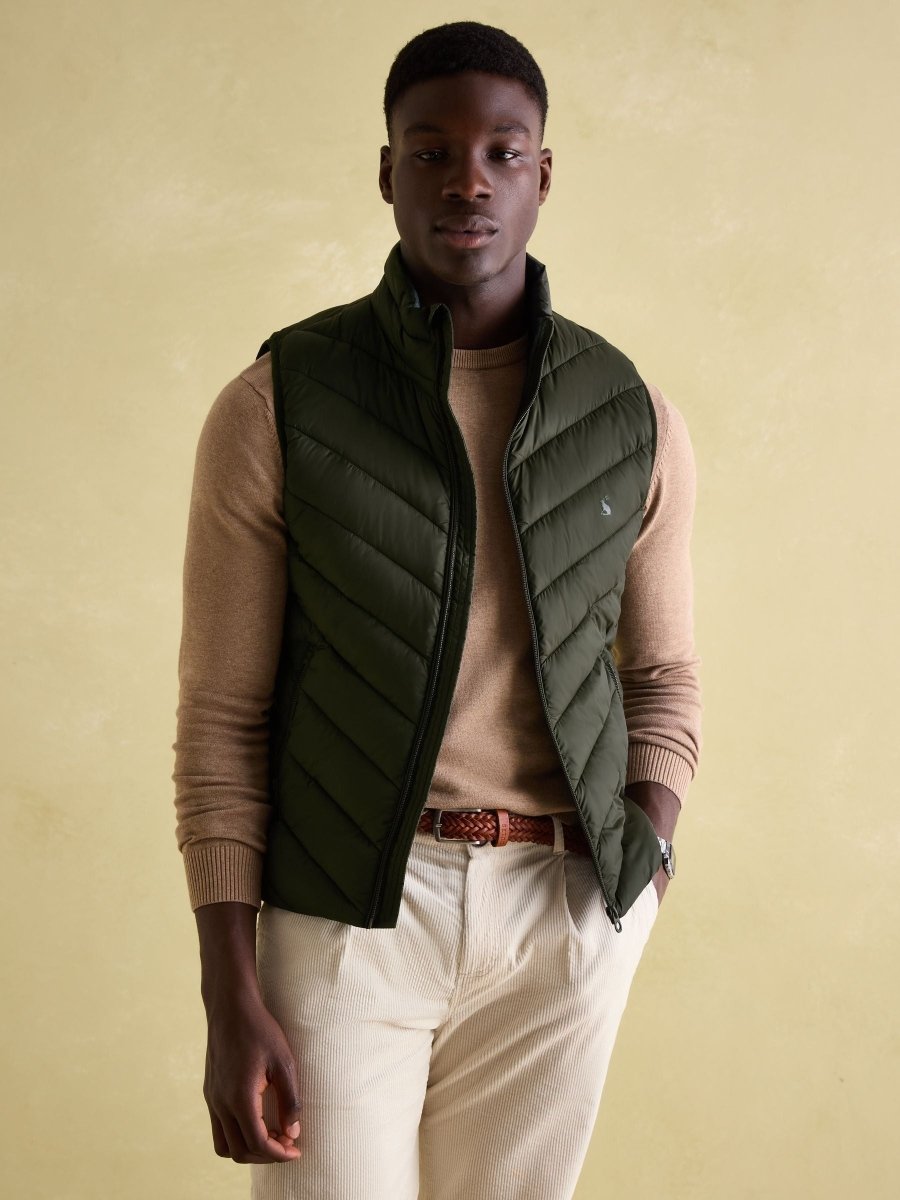 Garrett Green Showerproof Padded Gilet - RUTHERFORD & Co