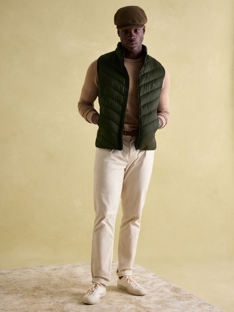 Garrett Green Showerproof Padded Gilet - RUTHERFORD & Co