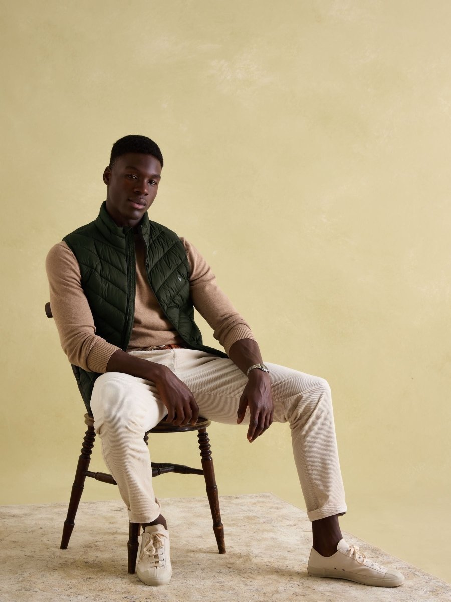 Garrett Green Showerproof Padded Gilet - RUTHERFORD & Co