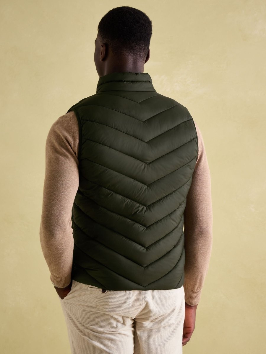 Garrett Green Showerproof Padded Gilet - RUTHERFORD & Co