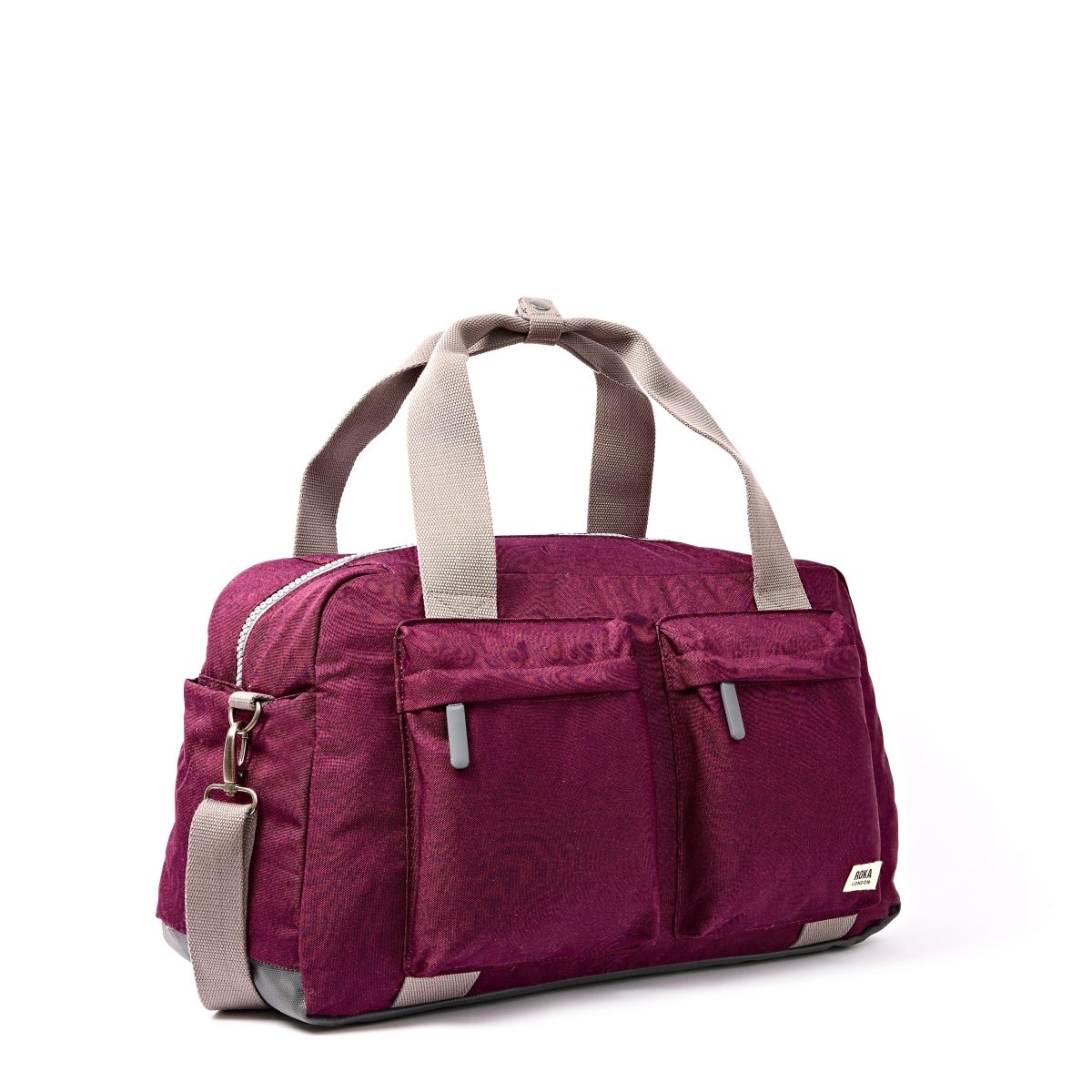 Gatwick Carry-On Duffel Bag in Cherry Lacquer - Medium - RUTHERFORD & Co