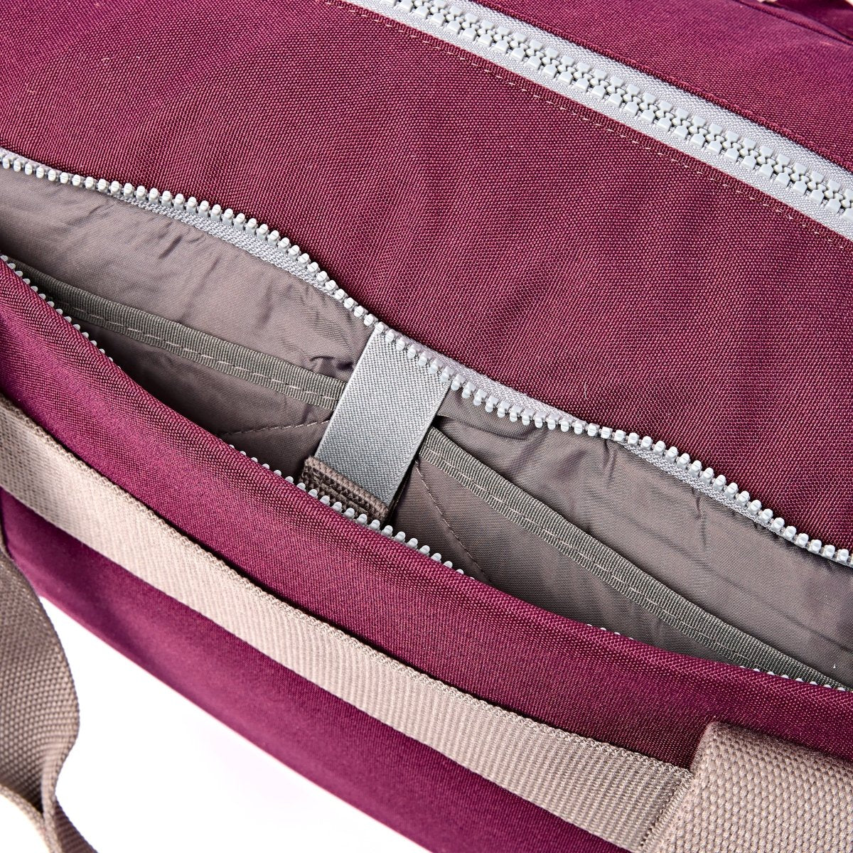 Gatwick Carry-On Duffel Bag in Cherry Lacquer - Medium - RUTHERFORD & Co