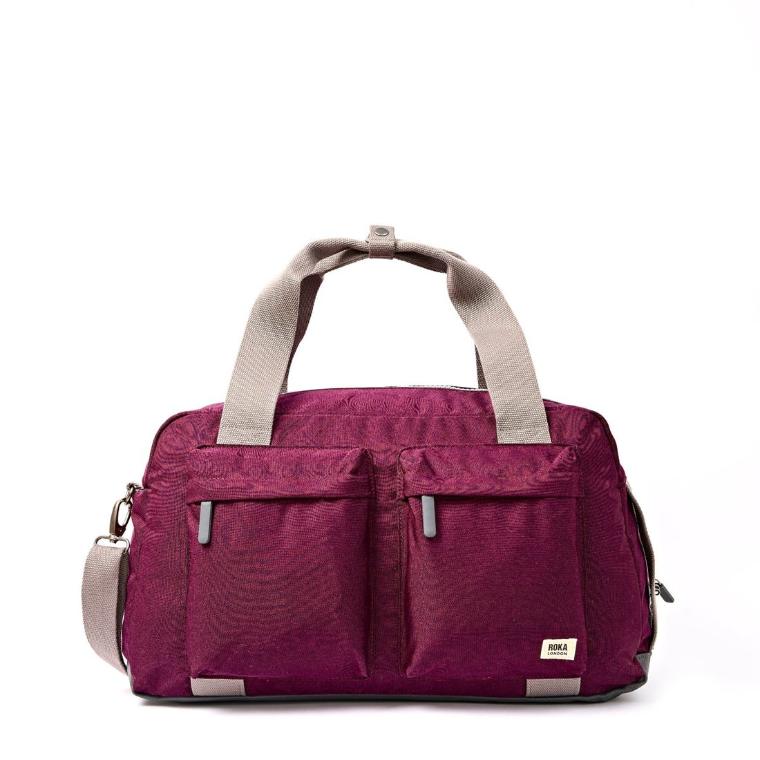 Gatwick Carry-On Duffel Bag in Cherry Lacquer - Medium - RUTHERFORD & Co