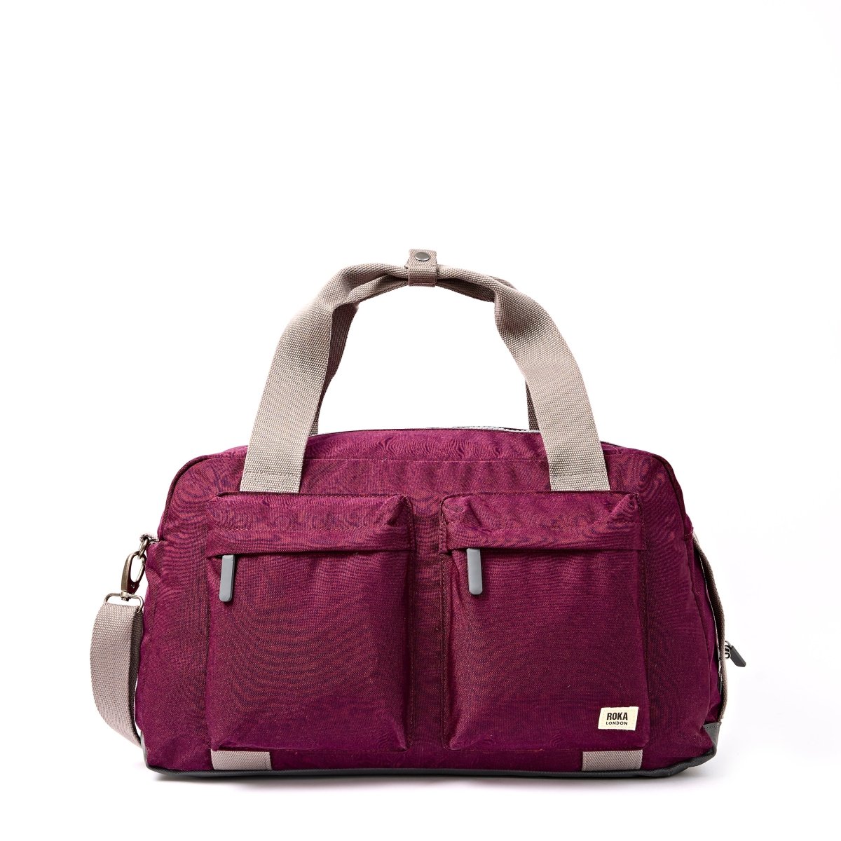Gatwick Carry-On Duffel Bag in Cherry Lacquer - Medium - RUTHERFORD & Co