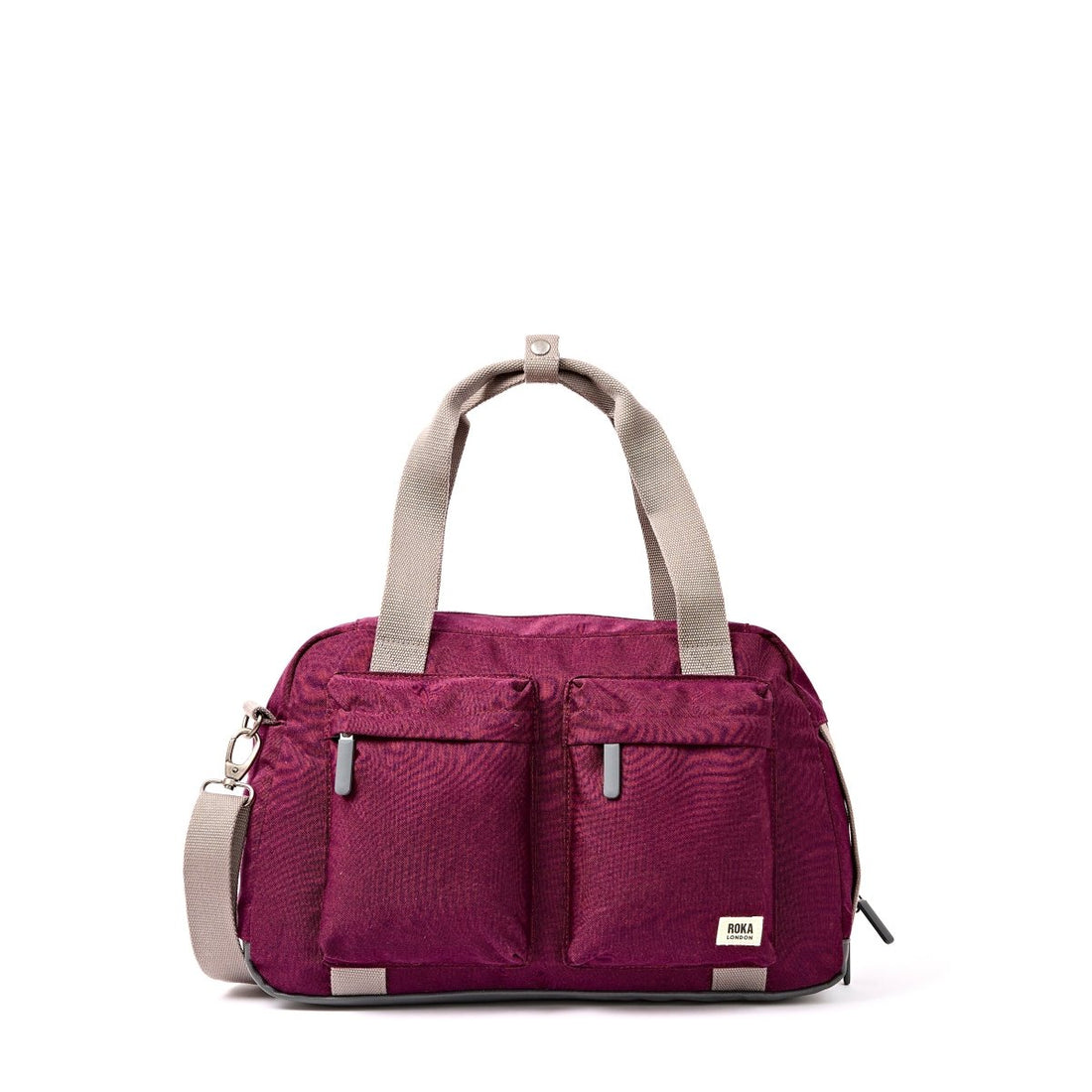 Gatwick Carry-On Duffel Bag in Cherry Lacquer - Small - RUTHERFORD & Co