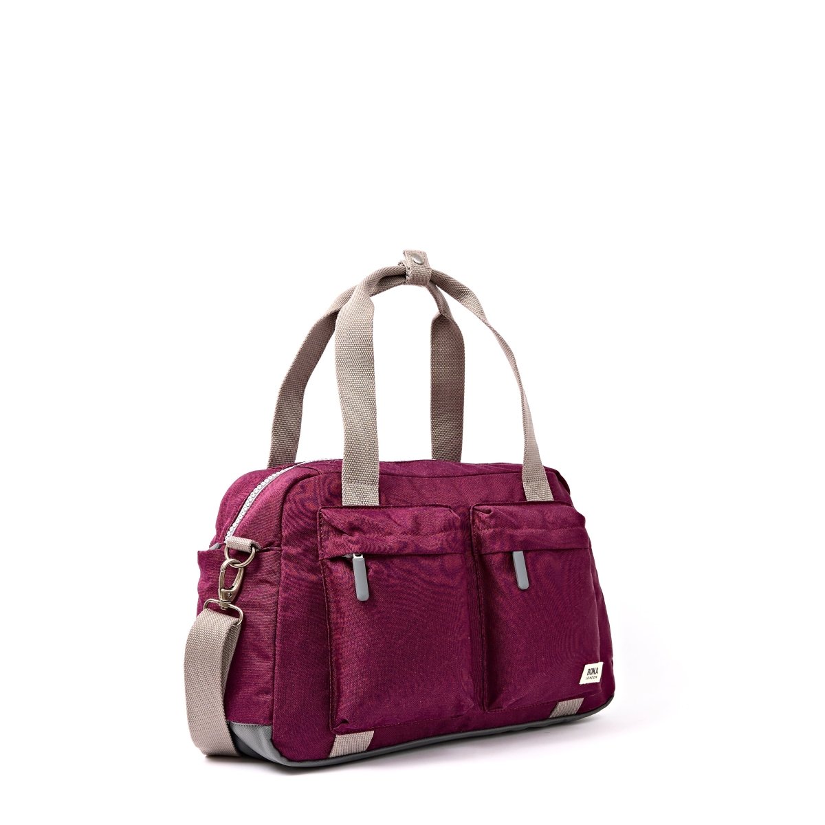 Gatwick Carry-On Duffel Bag in Cherry Lacquer - Small - RUTHERFORD & Co