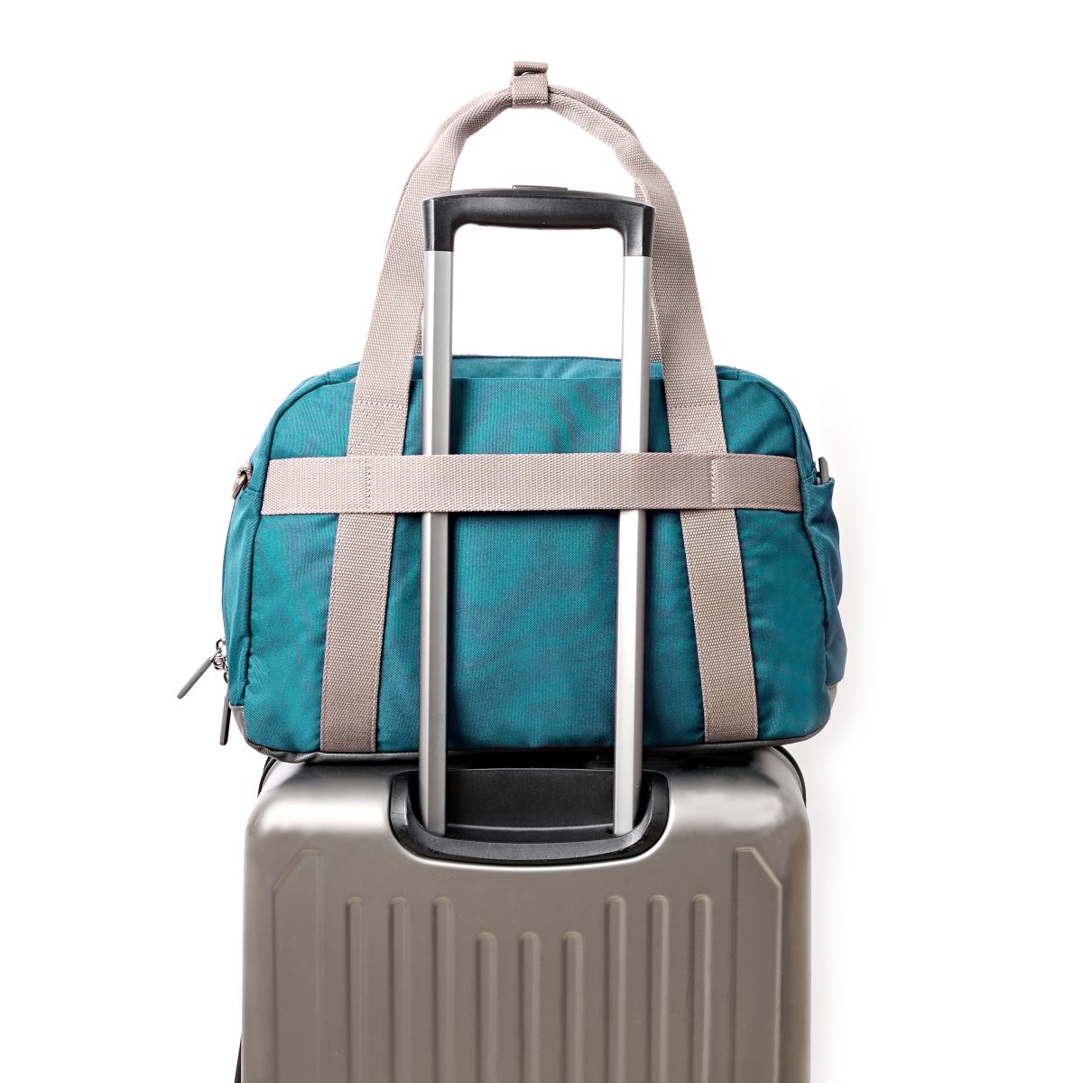 Gatwick Carry-On Duffel Bag in Deep Teal - Small - RUTHERFORD & Co