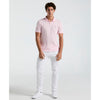 Daddy Pique Polo Shirt In Parfait Pink