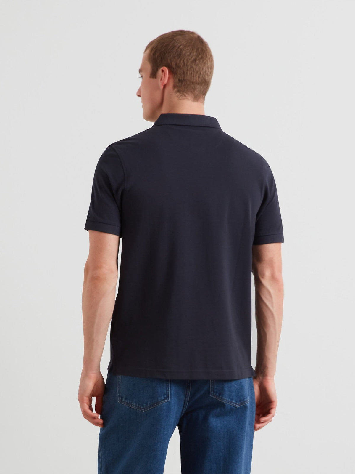 Cunningham Polo Shirt In True Navy