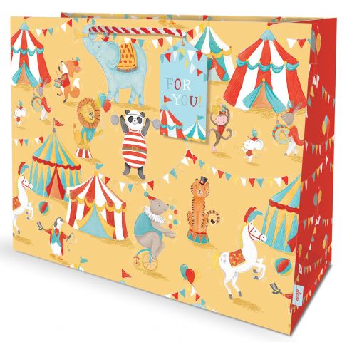 Gift Bag Carrier Carnival Circus - RUTHERFORD & Co