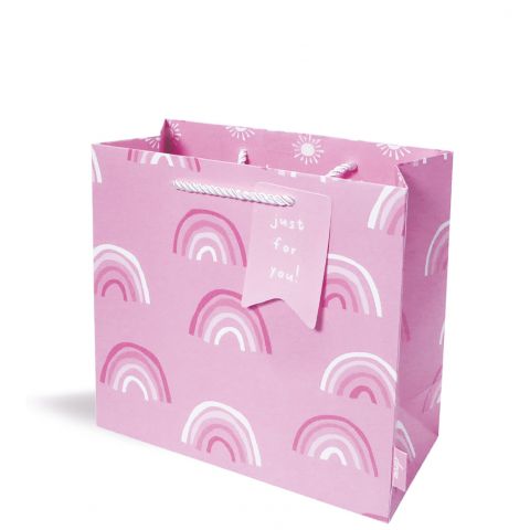 Gift Bag Medium Rainbow Pink - RUTHERFORD & Co