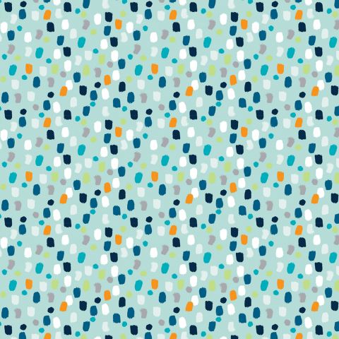 Gift Wrap New Dashes Blue - RUTHERFORD & Co