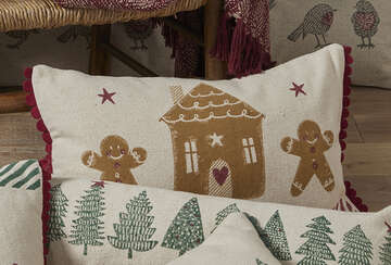 Gingerbread Cushion - RUTHERFORD & Co