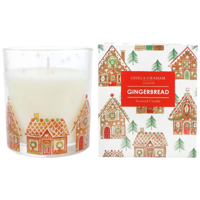 Gingerbread House Boxed Scented Candle (7cm) - RUTHERFORD & Co