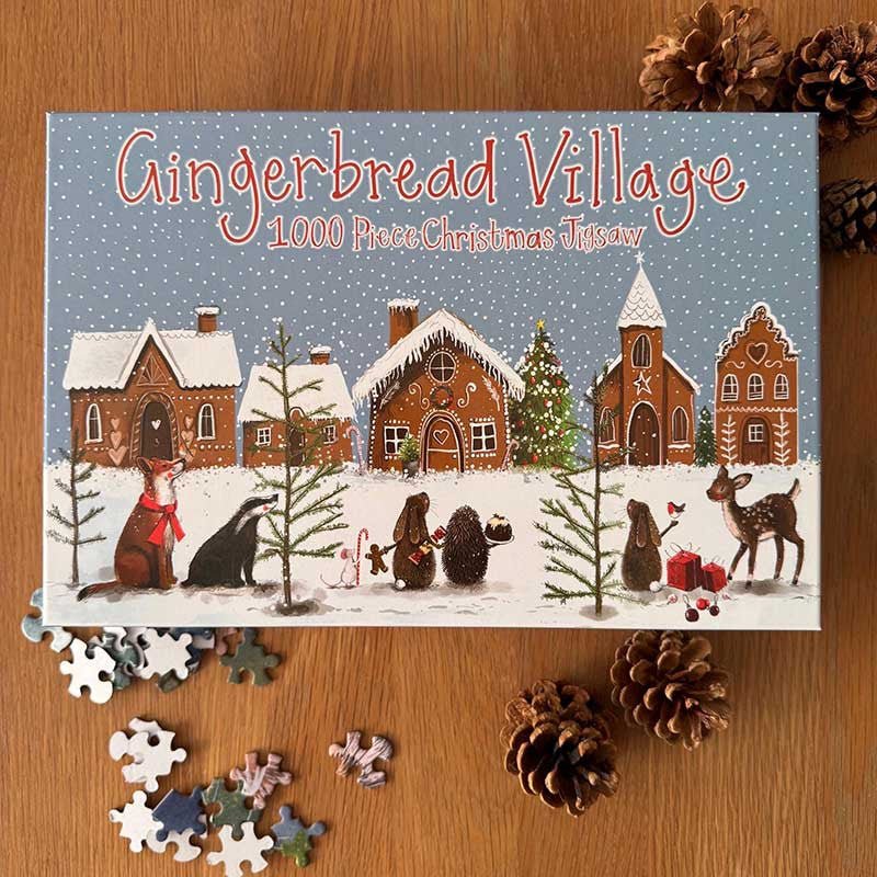 Gingerbread Village Jigsaw Puzzle - RUTHERFORD & Co