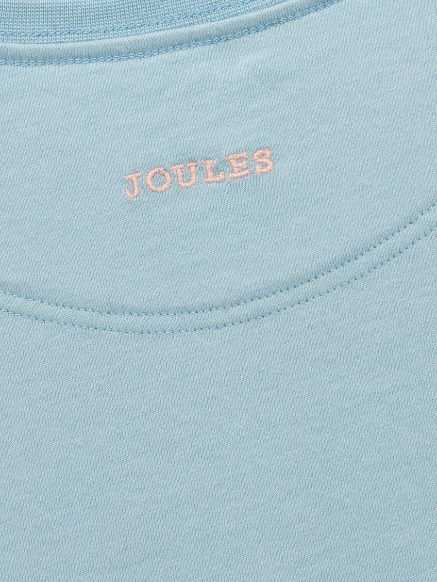 Girls' Ava Blue Applique Long Sleeve Top - RUTHERFORD & Co