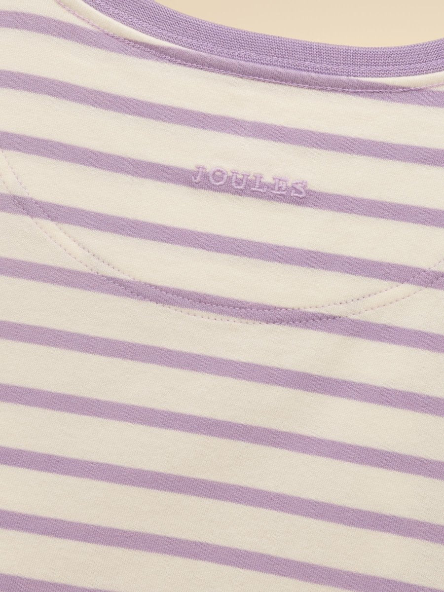 Girls' Ava Purple Horse Applique Long Sleeve Top - RUTHERFORD & Co