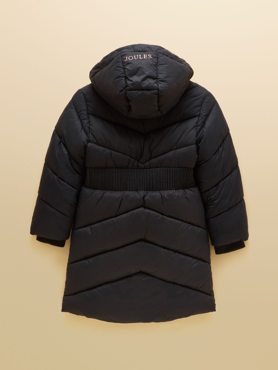 Girls' Chloe Navy Blue Showerproof Padded Coat - RUTHERFORD & Co