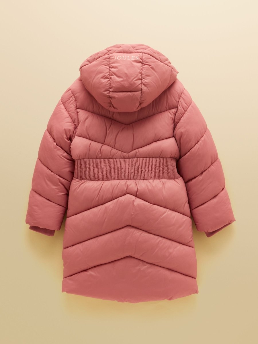 Girls' Chloe Pink Showerproof Padded Coat - RUTHERFORD & Co