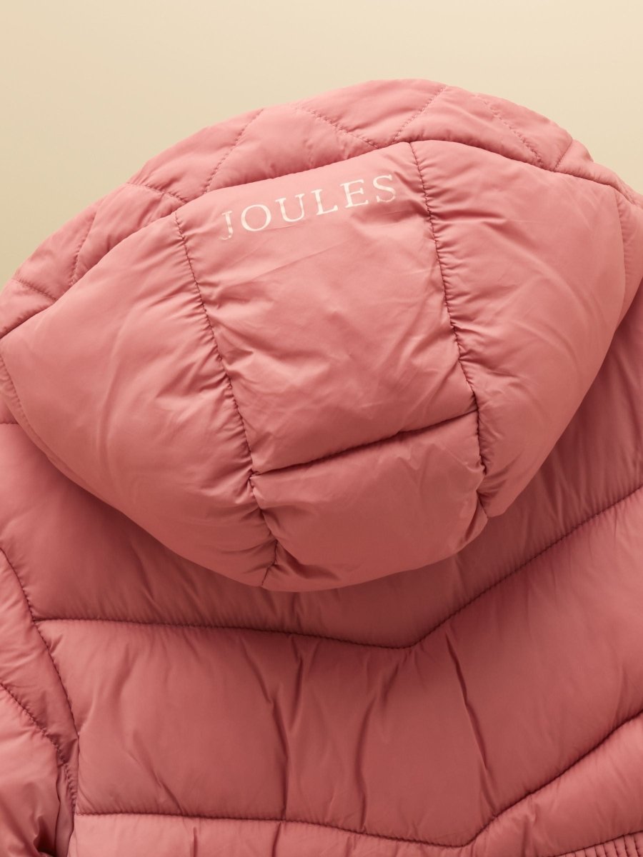 Girls' Chloe Pink Showerproof Padded Coat - RUTHERFORD & Co