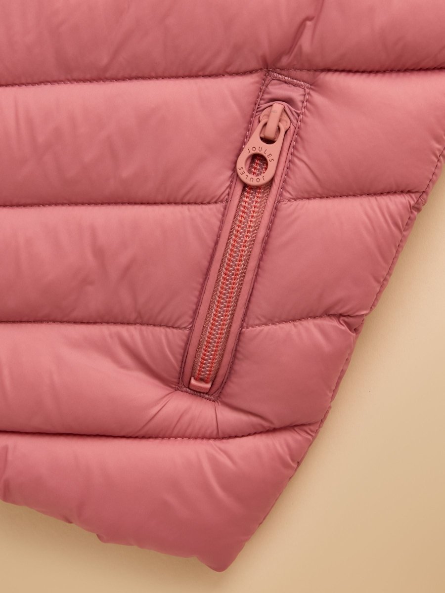 Girls' Crofton Pink Showerproof Padded Gilet - RUTHERFORD & Co
