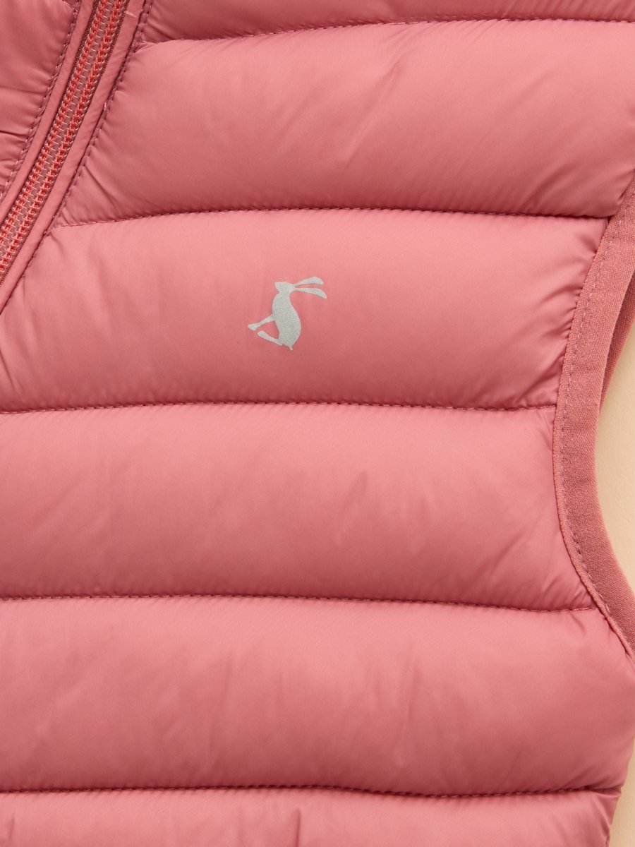 Girls' Crofton Pink Showerproof Padded Gilet - RUTHERFORD & Co