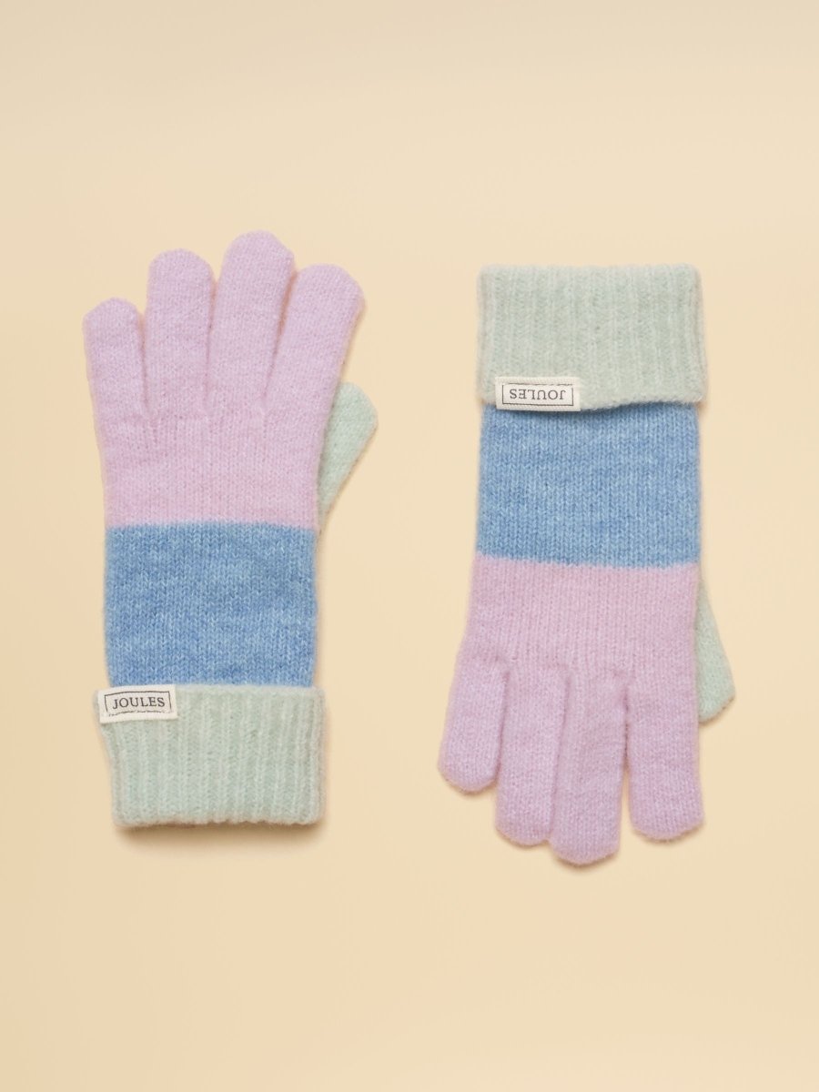 Girls' Explorer Lilac Blue Gloves - RUTHERFORD & Co