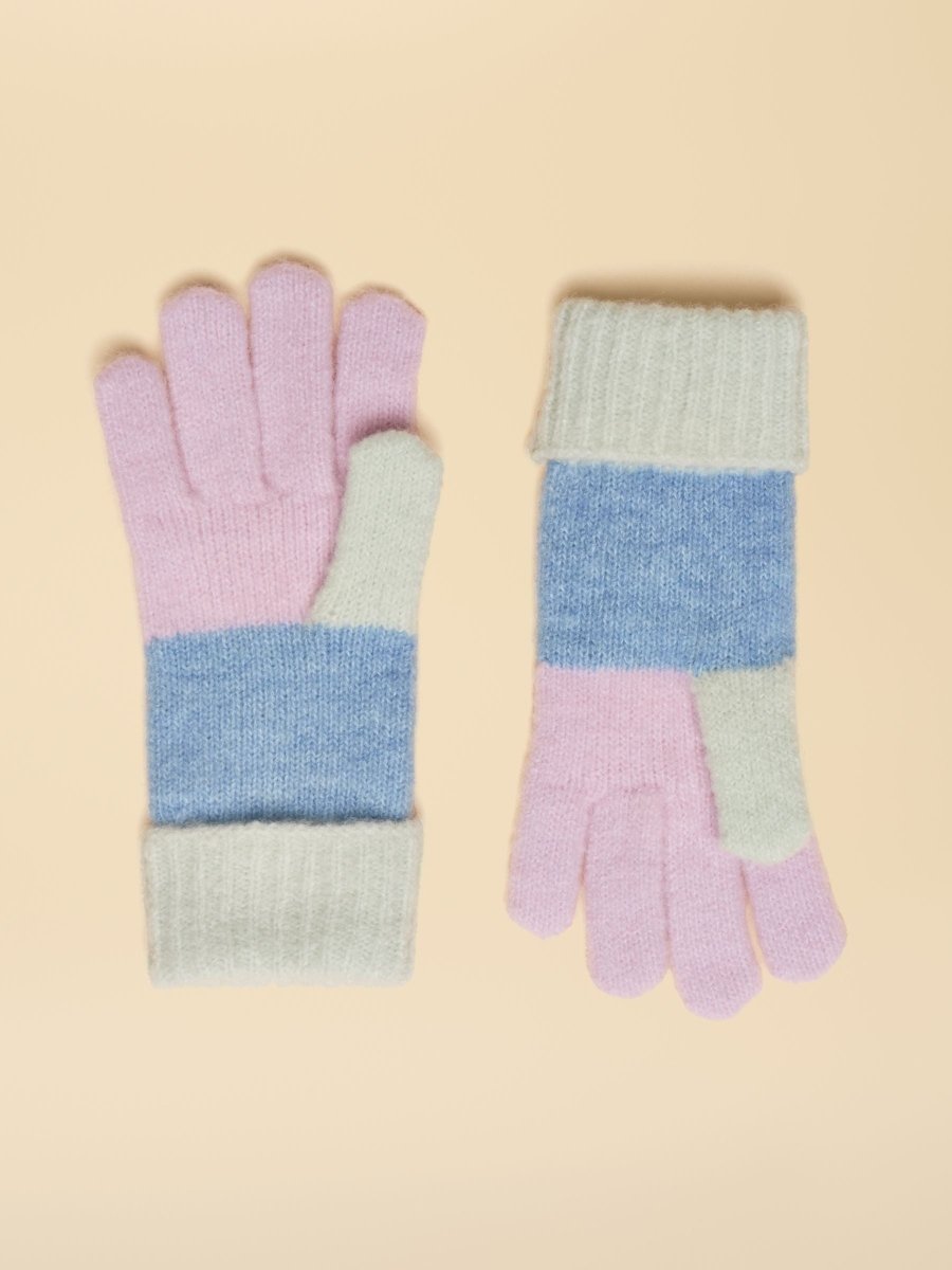 Girls' Explorer Lilac Blue Gloves - RUTHERFORD & Co