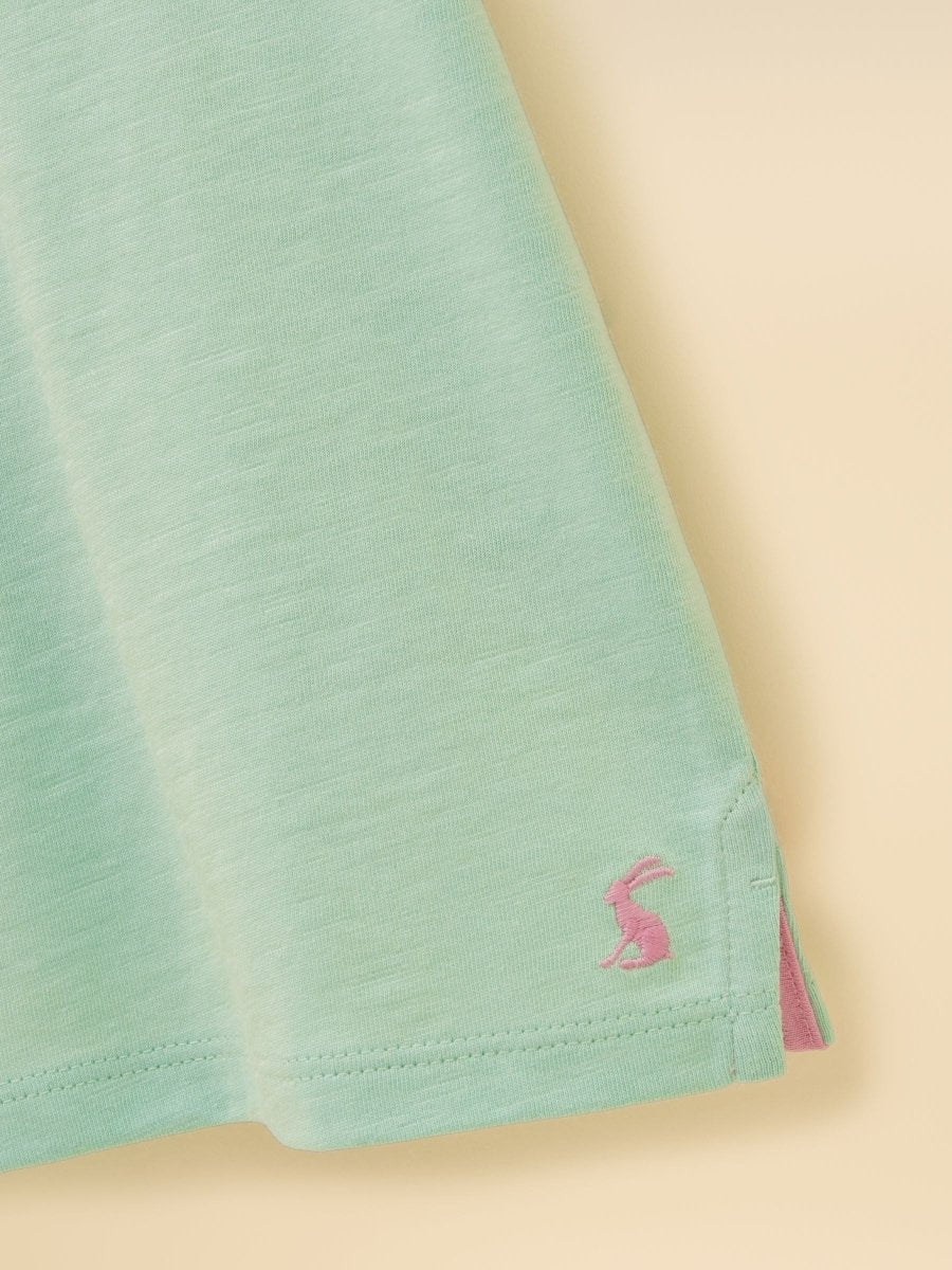 Girls' Fundays Mint Green Graphic Short Sleeve T-Shirt - RUTHERFORD & Co