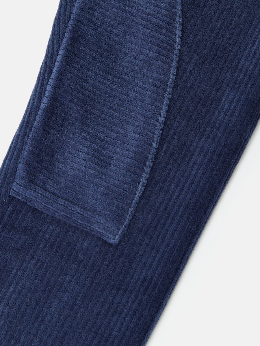 Girls' Giddy Up Navy Blue Stretch Cord Legging - RUTHERFORD & Co