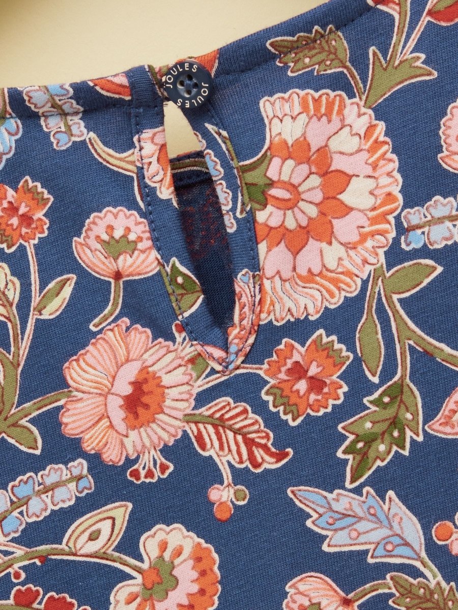 Girls' Hampton Multi Floral Long Sleeve Jersey Dress - RUTHERFORD & Co