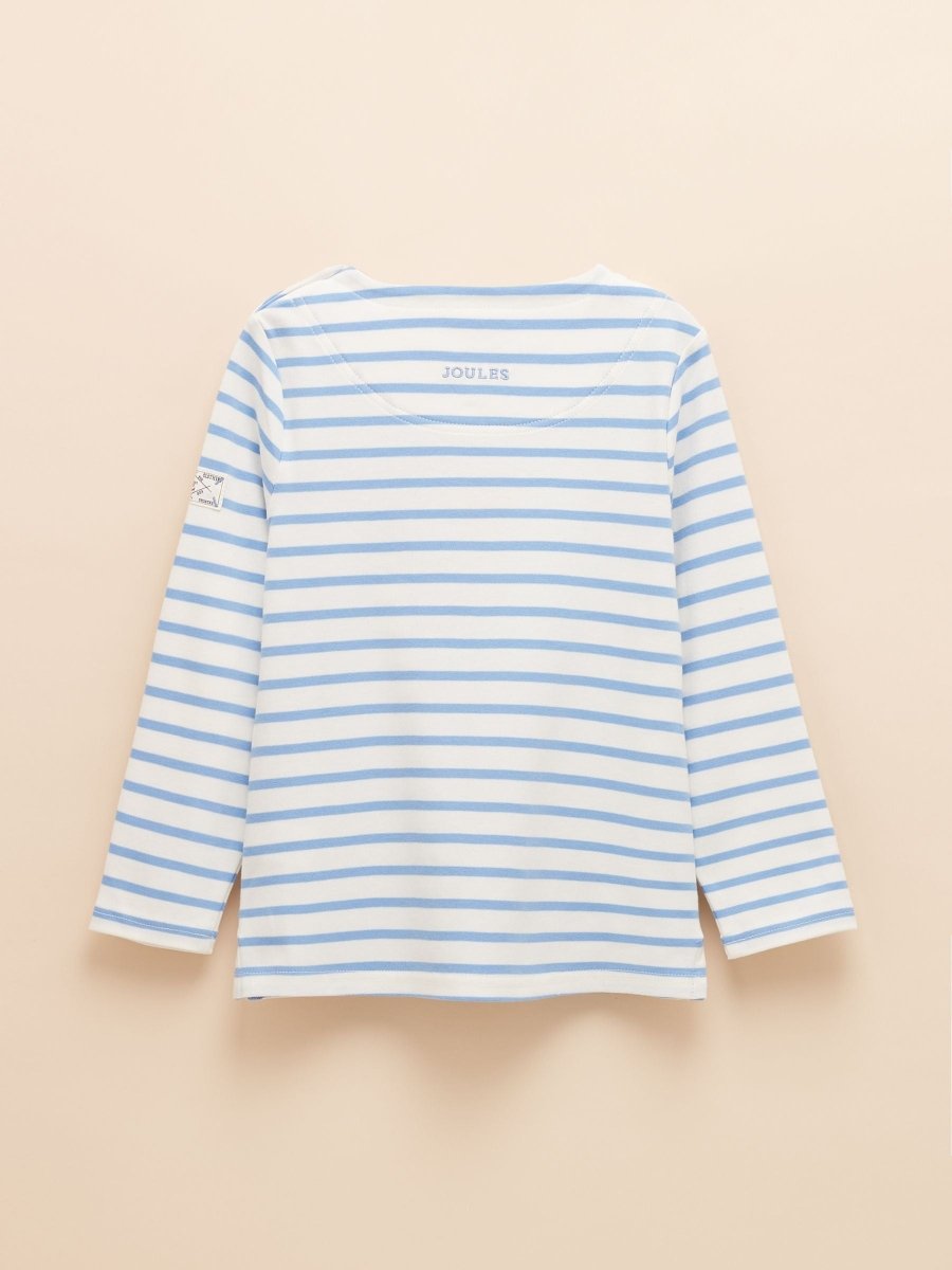 Girls' Harbour Blue Long Sleeve Jersey Top - RUTHERFORD & Co