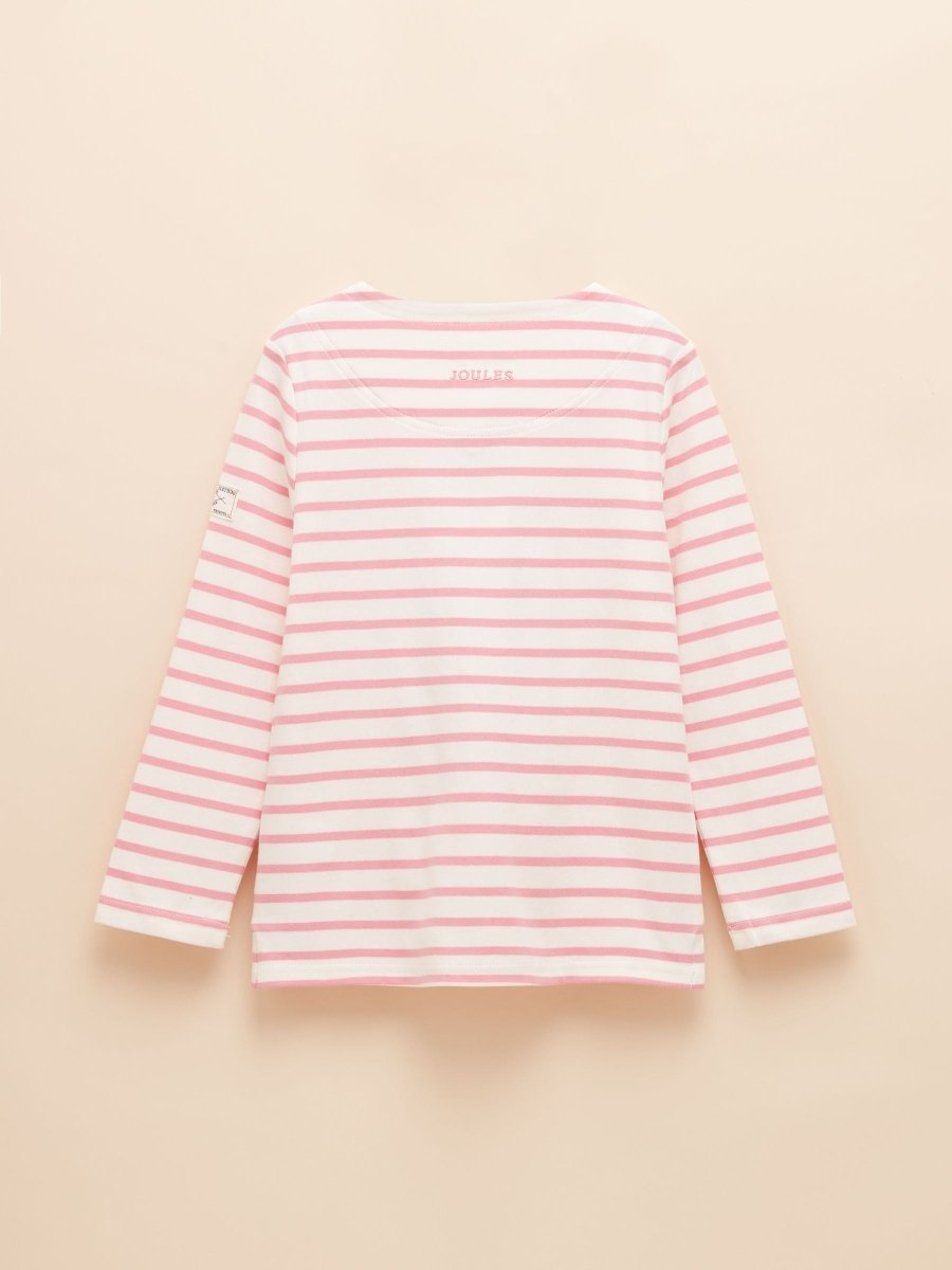 Girls' Harbour Pink Long Sleeve Jersey Top - RUTHERFORD & Co