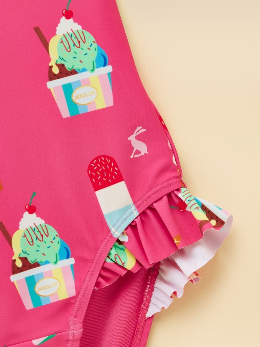 Girls' Splash Pink Ice Cream Swimming Costume - RUTHERFORD & Co