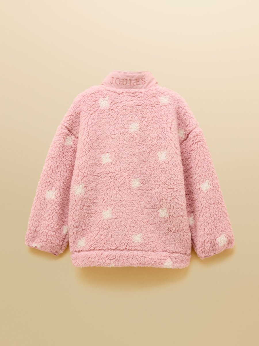 Girls' Tilly Pink Zip Through Fleece - RUTHERFORD & Co