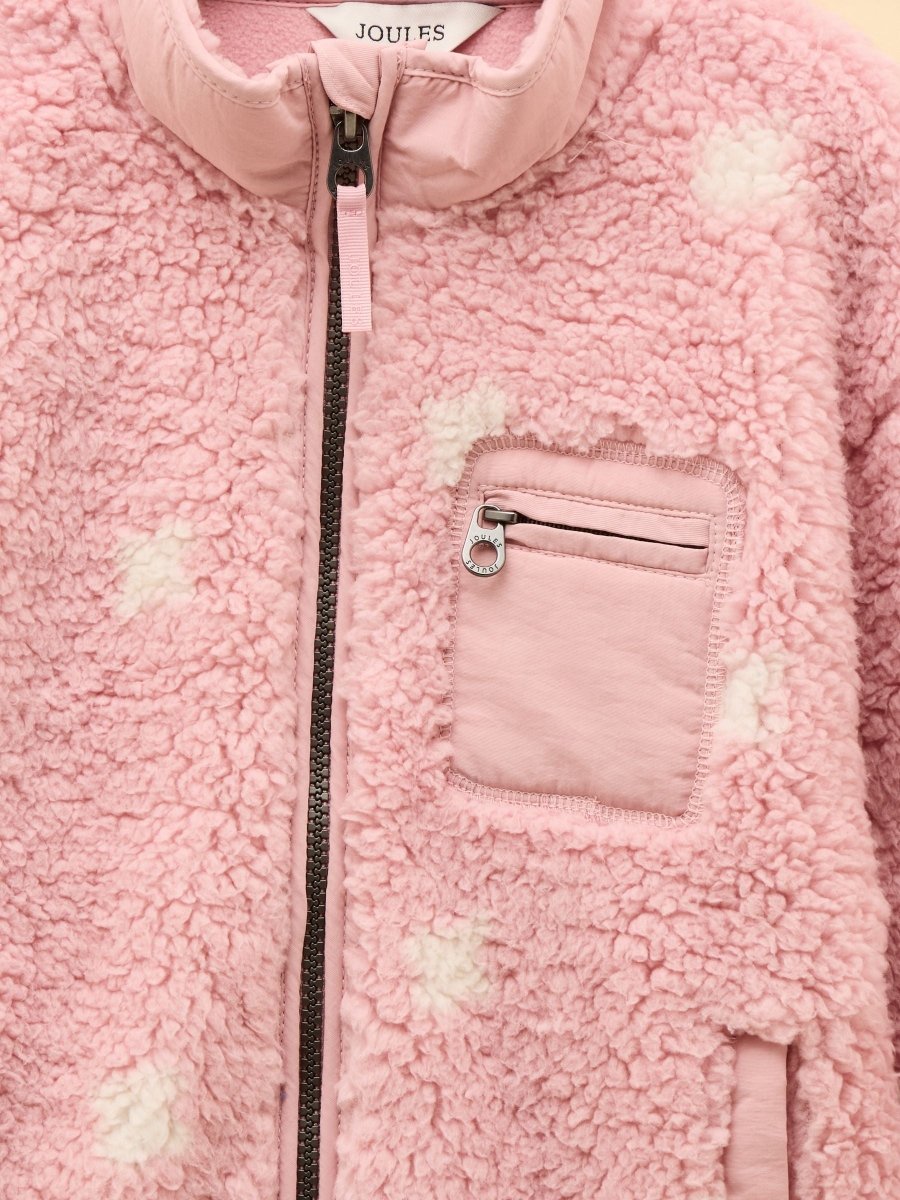 Girls' Tilly Pink Zip Through Fleece - RUTHERFORD & Co